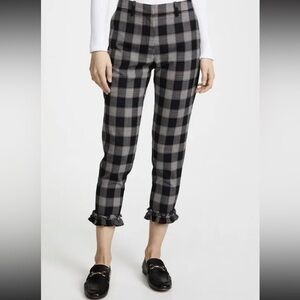 NWT Baum Und Pferdgarten Plaid Natsuko Pants
